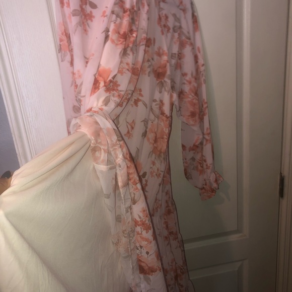 Peach love California bohemian maxi dress blush size s preloved - Picture 5 of 5